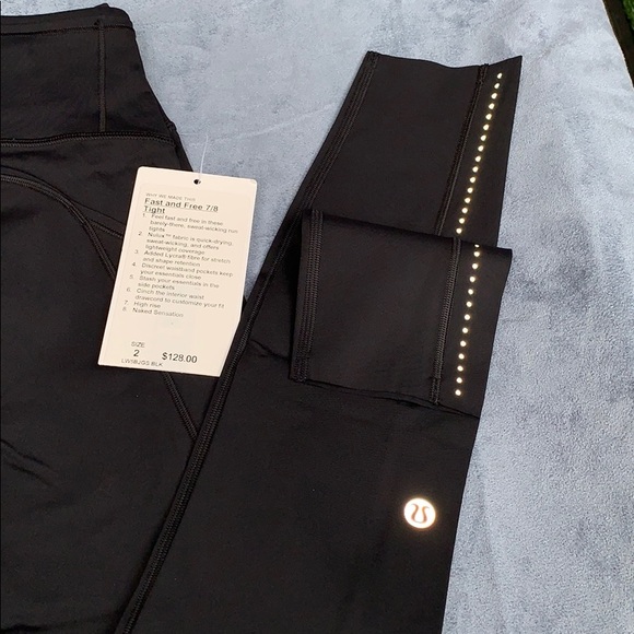 Lululemon fast and free 7/8 tight - Picture 4 of 5